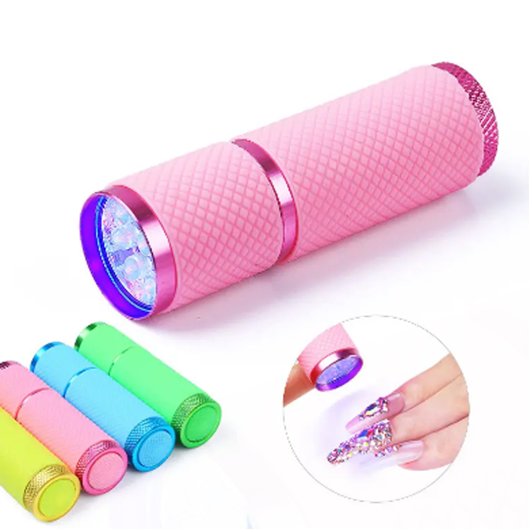 2024 Gélové vytvrdzovanie Polish Light Rýchly sušič 9 LED UV Mini nechtovú lampu