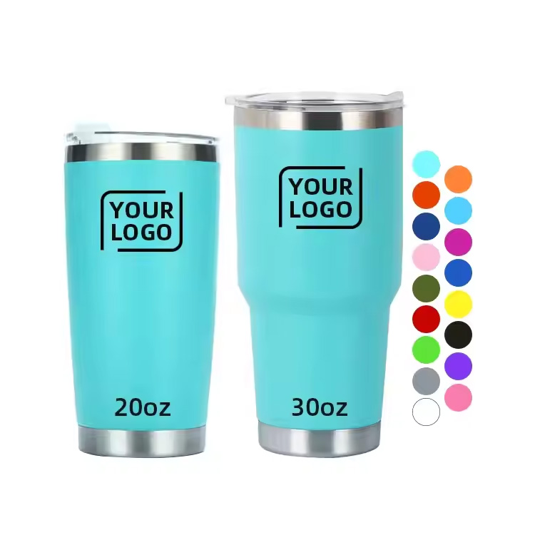 20OZ 30 oz dvojité steny vákuum izolované cestovná kávová hrnček