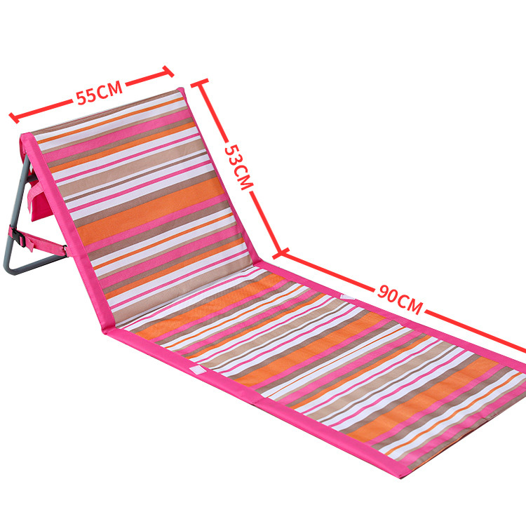 Plážová stolička na voľný čas Rybárska opierka Ľahká skladacia stolička