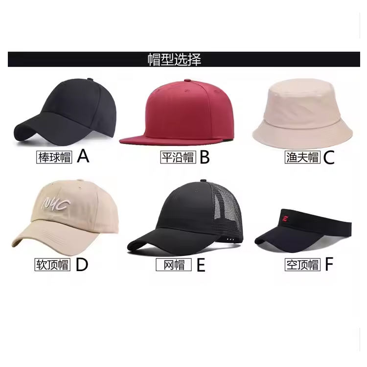 Vlastný 5 panel a 6 panelových logov Trucker Cap Baseball Cap Hat