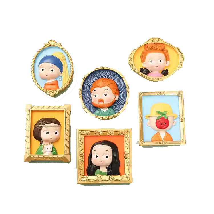 Vlastné keramické prezidentské darčeky Magnety na chladničku Roztomilé