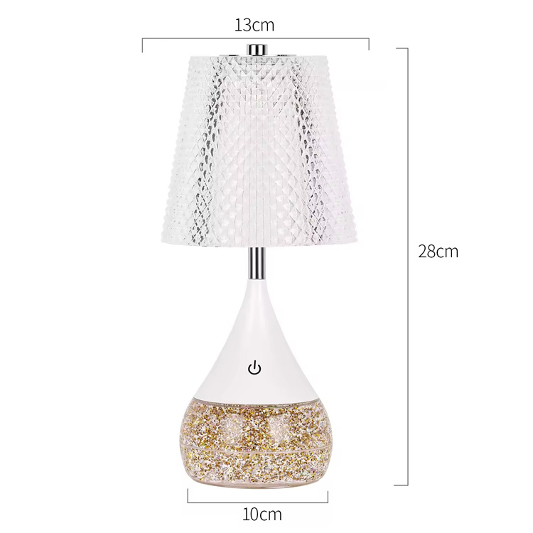 Elegantná nočná lampa RGB trblietavá kocka v tvare kocky