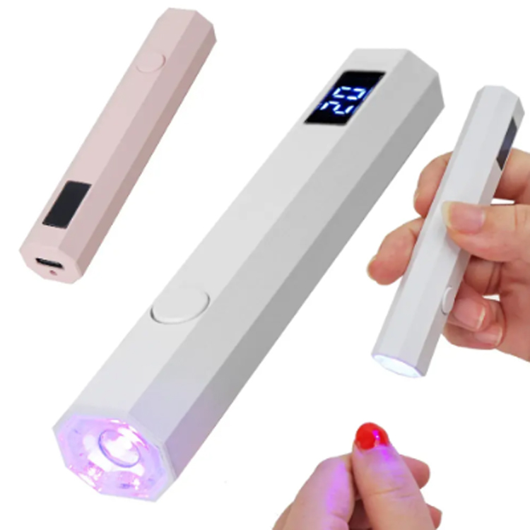 Vrecká manikúrová lampa s digitálnym displejom mini pekáč