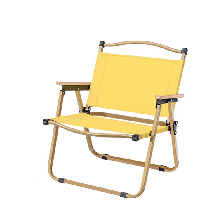 Vysoko kvalitná ľahká skladacia kempingová stolička z nehrdzavejúcej ocele