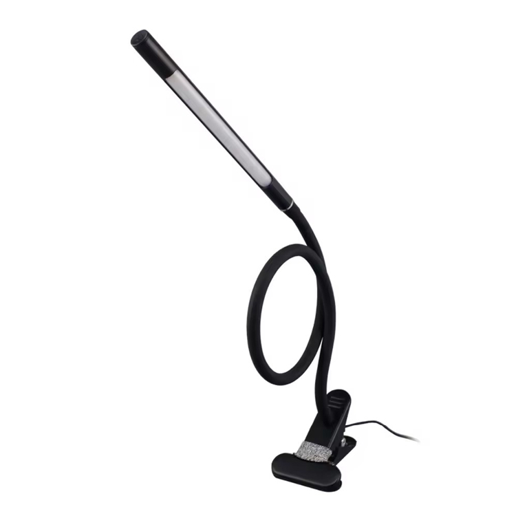 Moderná stolová lampa s klipom na stôl USB LED flexibilná stolová lampa