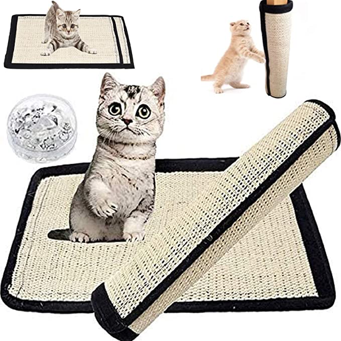 Prírodná podlahová škrabka Rug Sisal Cat Scratch Mat