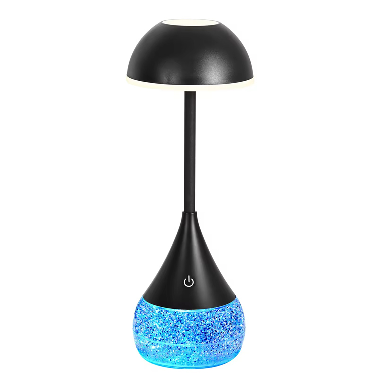 Novo dizajnová moderná tekutá stolová lampa Touch Dimmer Color