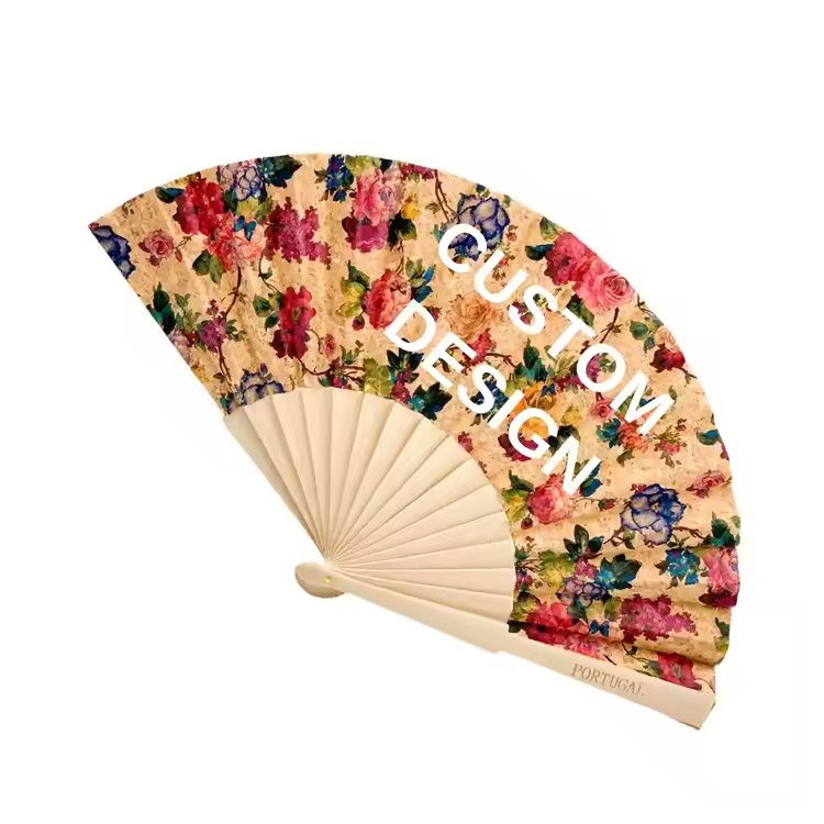 Personalizovaný tlačený bambusový drevený skladací ventilátor