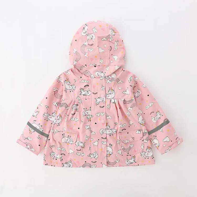Poncho Style Zhustený veterný breaker samec samice dieťa Rain alebo