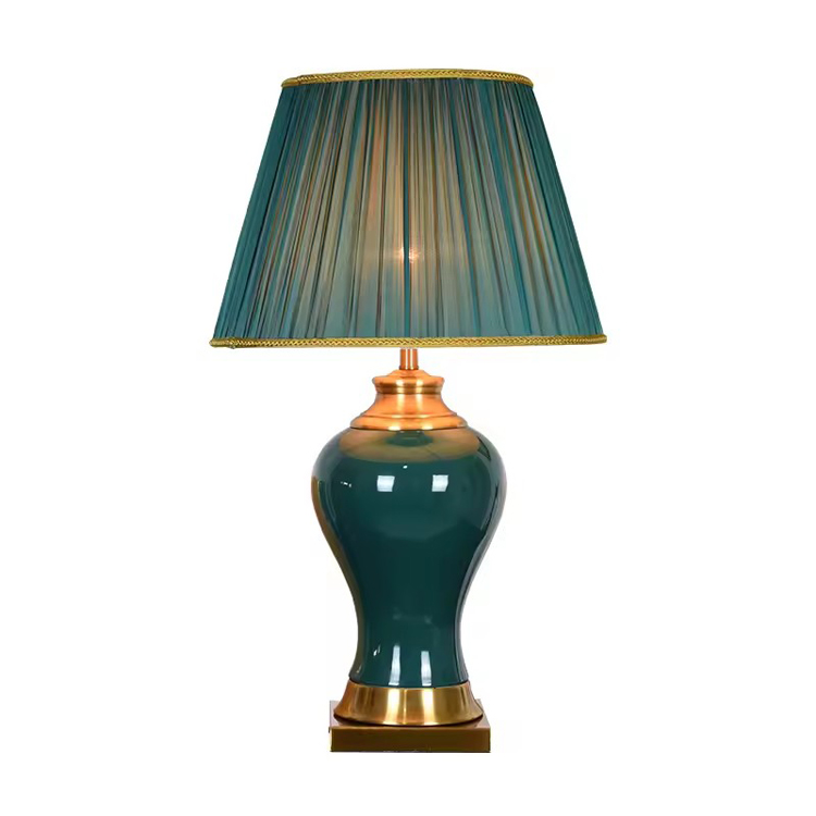 Obľúbená predajná keramická nočná moderná stolová lampa