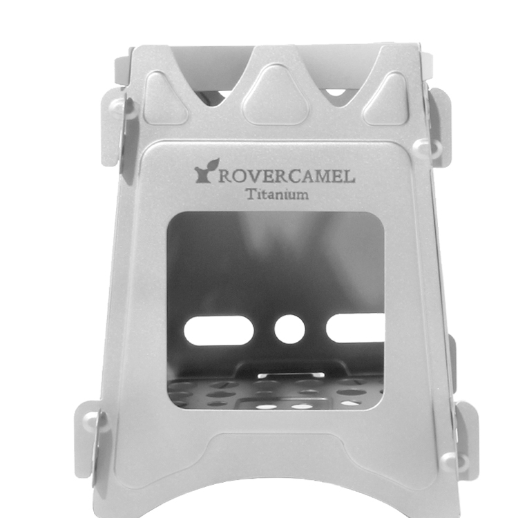 Prenosný kempingový sporák na drevo titánový horák na drevo