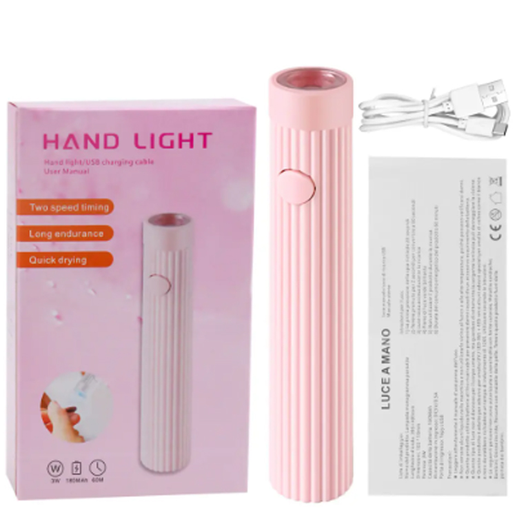 Prenosná mini UV LED LED na nechty na nechty ručná slovná lampa