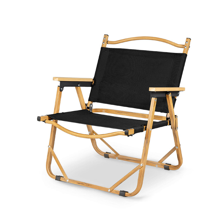 Prenosná cestovná skladacia vonkajšia plážová kempingová stolička