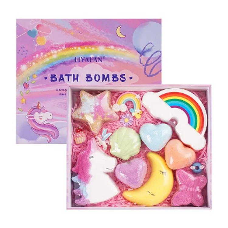 Private Label Luxury Vegan Rainbow Cloud Organic Bath Bomb Bomb