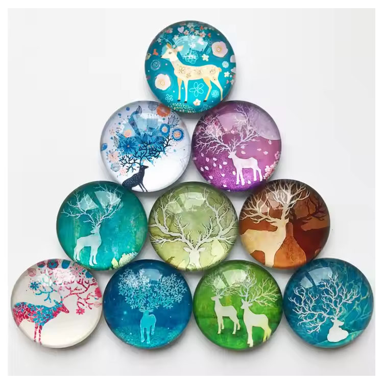 Gumová nálepka Rozprávkové umenie Deer Art reklamný darček na chladničku