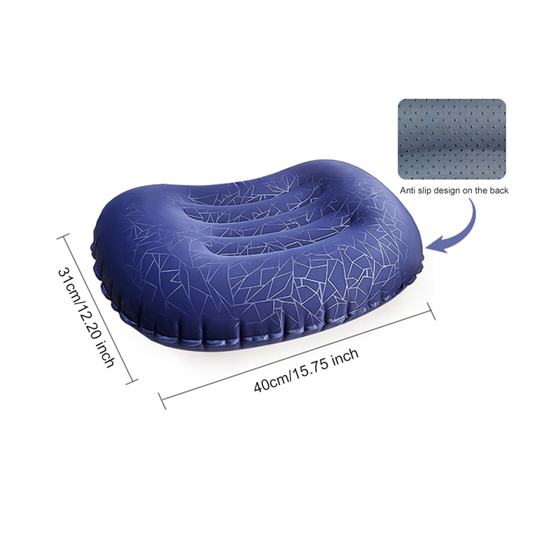 Spacie vybavenie Pohodlný polmesiac protišmykový cestovný vankúš
