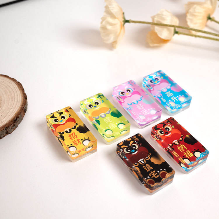 Magnetická nálepka na chladničku z mäkkej akrylovej tehly